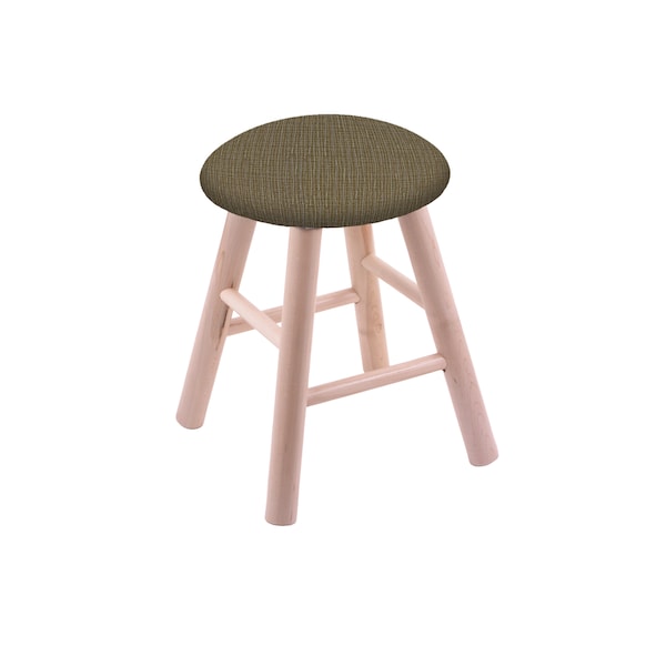Maple Vanity Stool, Natural Finish, Rein Coffee Seat